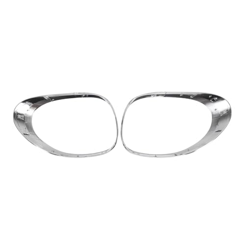 Cubierta de luz trasera para reparar Fiat 500L con marcos ABS plateados 2