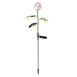 Solarleuchten im Freien, Garten, dekorative Blumen, wasserdichte Solargartenleuchten, mehrfarbige LED-Solarbetriebene Landschaftsleuchten mit Farbwechsel for Hofgarten, Hochzeitsdekorationen, Blumen G
