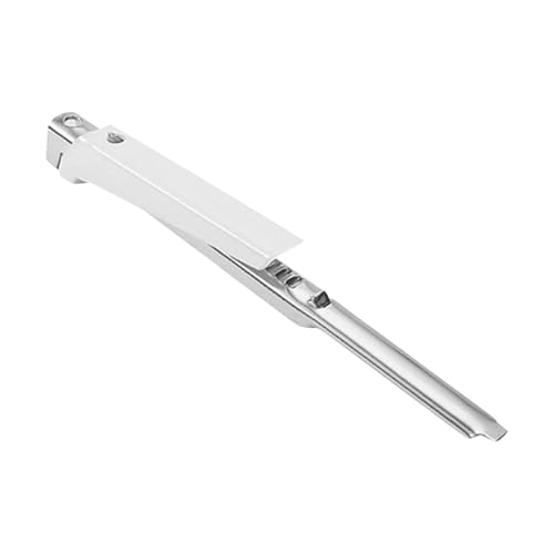 Tapa de botella de acero inoxidable de grado alimenticio ajustable que abre fácilmente Hoj645 (plata, 20 cm)