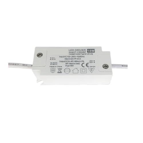 Alimentation LED 18W à courant constant et large tension avec variateur fluide