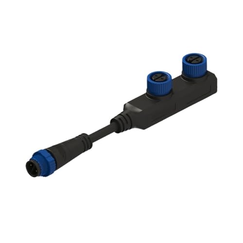 LED Street Light Male and Female Docking CSA1-2 Output M15 Terminal Block one Out of Two Waterproof Connector Waterproof Connector(DH-2PW)