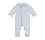 Pyjama en velours bébé Petit Bateau A0ATV Dors Bien Manches Longues Mixte Bébé, Gomme 3 Mois
