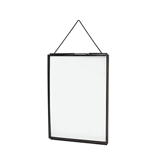 LaLe Living Cadre photo Mara en fer noir à suspendre, cadre mural L 13 x H 18 x l 1 cm pour photos et cartes postales