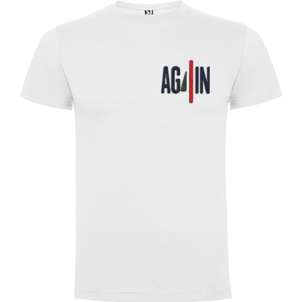 T-Shirt Uomo Napoli 4 Again – Maglia Celebrativa Scudetto In Cotone, Ricamata E Tricolore - 3