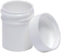 Plastic Ointment Jars with Lids 0.5 Oz – 10 Pack | Small Reusable Cosmetic Containers for Creams, Balms, Salves, Lip Balm | BPA-Free, Leak-Proof, Travel Size Sample Jars - GreenHealth