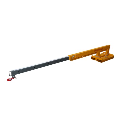 Landy Industries Forklift Long Mobile Crane Lifting Hoist Jib Boom 5500lb Capacity