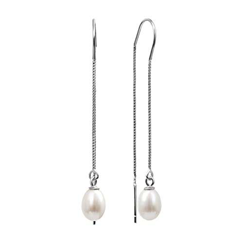 Boucles d'oreilles perles cadeau idéal femme argent 925 boîte bijoux