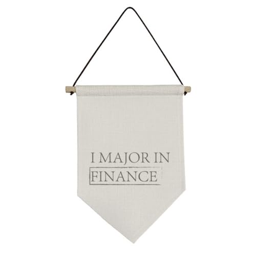 Drapeau en toile finance art déco pour personnaliser votre bureau d'étudiant