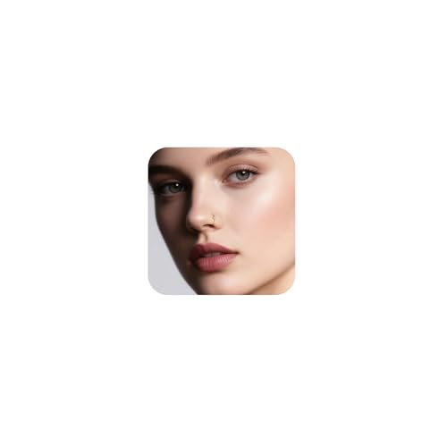 D.Bella Fake Nose Ring Gold Nose Cuffs for Non Pierced Nose Letter Z Faux Clip on No Piercing Body Jewelry for Women Men