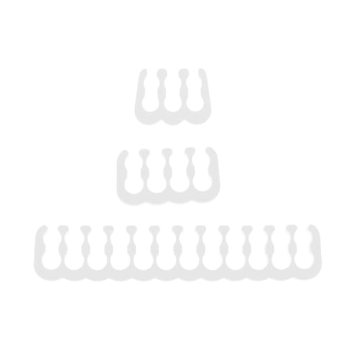 MOLUCKFU Organizador de Cables para Computadora 24 Piezas de Pinzas y Peine, Material PP Duradero, Adecuado para Ordenar Cables en Oficina o Hogar