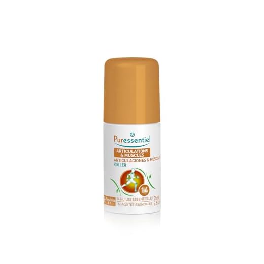 Puressentiel - Articulaciones y Músculos - Roller con 14 Aceites Esenciales - 99,9% de origen natural - Ideal para aliviar los dolores crónicos - Rodillas, espalda y piernas del deportista - 75 ml