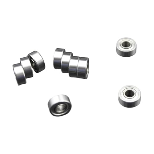 Rodamientos MR104 ZZ 4x10x4 mm en pack de 10 unidades miniaturas con doble blindaje metálico