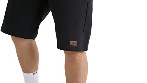Kit 4 Bermudas Shorts Moletom Masculina Casual By Zaroc (G, 4XPRETO)