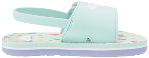 Image of Roxy Girl's TW Finn Sling Back Flip Flop Sandal Sandal, NAVY DREAM, 7 M M US Toddler