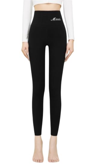 Image of Celary Women's Nude Fleece Lined Leggings - Winter Warm Pantyhose Look, Thermal Tights, Soft & Stretchable Winter Stockings