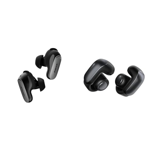 �y�Z�b�g�����zBose QuietComfort Ultra Earbuds (��2����) ���C�����X �m�C�Y�L�����Z�����O Bluetooth �C���z�� �Œ�6���ԘA���Đ� IPX4�K�i���� �C�}�[�V�u�I�[�f�B�I �u���b�N + Ultra Open Ea