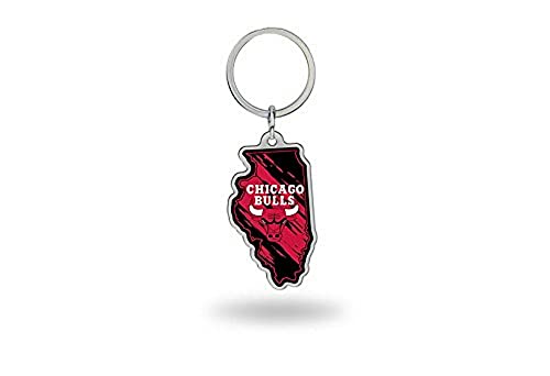 Porte-clés NBA Chicago Bulls rouge pour personnaliser vos clés de voiture au quotidien