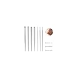 MODRSA Piercing-Taper Herramienta De Inserción: 16, 18, 20 G De Acero Inoxidable Herramienta Auxiliar Para Cambiar Joyas Conos Rectos
