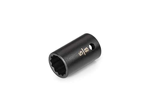 Image of TEKTON 1 /2 Inch Drive x 5 /8 Inch Shallow 12-Point Impact Socket | SID22216