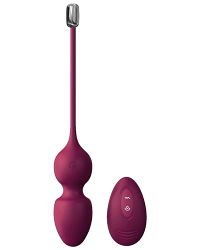 Boules de geisha télécommandées à vibrations progressives en silicone médical