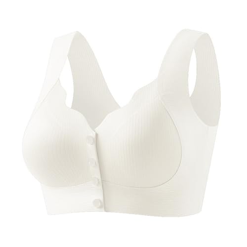 Cocila Sujetador Deportivo Mujer Interior Sin con Hebilla Frontal para Mujer, Pecho Pequeño Grande Y, Recogido Anillo De Algodon Aros Extensores Sujetadores Push Up Nina 14 Anos Ropa Talla 90C