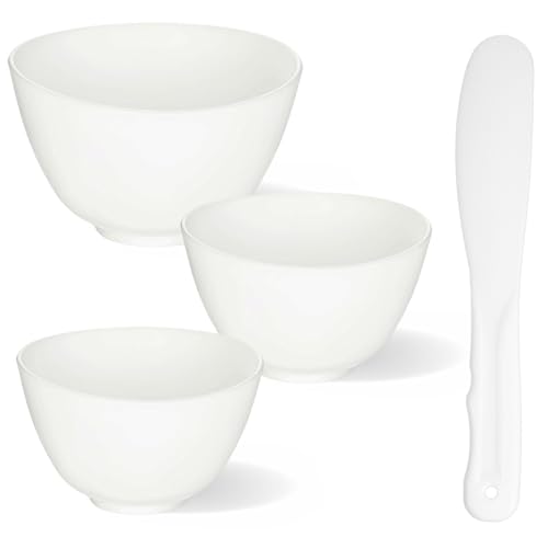 Set de 3 tazones y herramienta para mezclar mascarilla facial miniatura 1