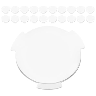 LABRIMP 50pcs Biconvex Light Blocking PC Plastic Lenses with 25mm Diameter 45mm Focal Length for Virtual Reality Headsets and Computers, Suitable for Commercial Use and Group Activities