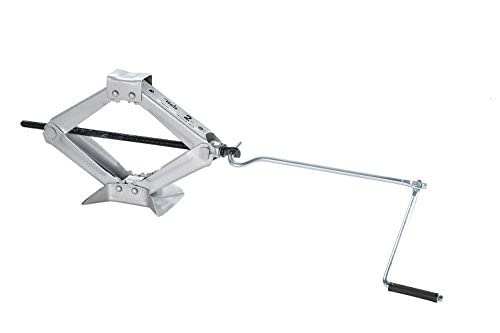 Tonda Scissor Jack 2 Ton, Portable Car Jack Steel Construction Camper Jack For Sedan And Coupe With Handle, Silver #TOP1