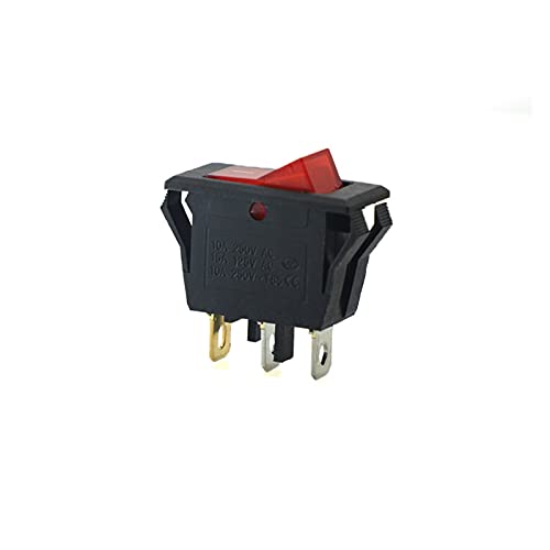 Interrupteur d'alimentation à bascule KCD3-102N / A2 triangle 3 broches - 2