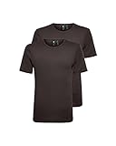 g star slim fit jeans damen 2er-Pack G-STAR RAW Herren Basic T-Shirt 2-Pack, Schwarz (black D07205-124-990), XL