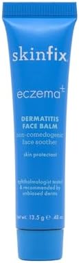 Skinfix Eczema+ Dermatitis Face Balm: Target Facial Dermatitis, Eczema & Dry Skin Patches, Concentrated Balm That Leaves Irritated Skin Soothed & Protected, 0.48 Fl Oz