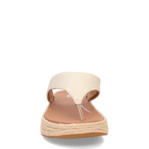FitFlop womens F-mode Espadrille Glitz-canvas Flatform Toe-thongs3