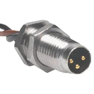 MFS 4F-1 Receptacle, Single-Ended, 4 Conductor, Male, M8x1, 125V, 4A, Picofast