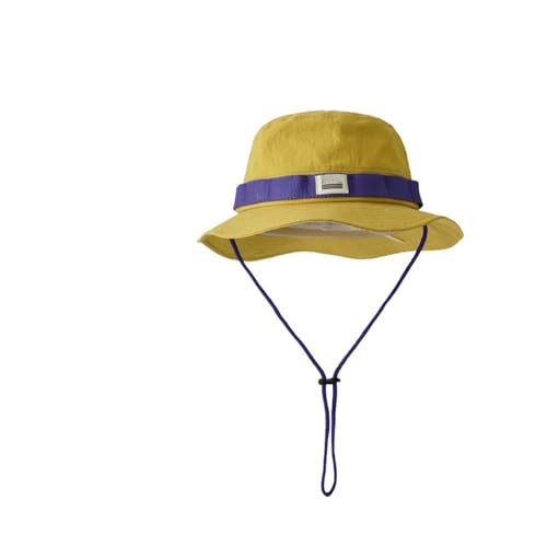 NUZIXINXW Sombrero de paja para mujer, sombrero de verano para playa, sombrero de paja para el sol, pequeño, fresco, hueco, cara versátil, sombrero de pescador pequeño, A amarillo., 8
