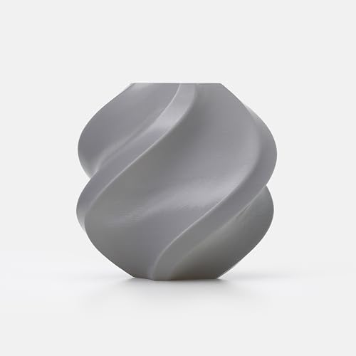 Image of Bambu Lab TPU 95A HF Gray 1.75mm Flexible 3D Printer Filament - High Flow, Matte Finish, 1kg Spool - Fast Printing, Strong & Elastic Material