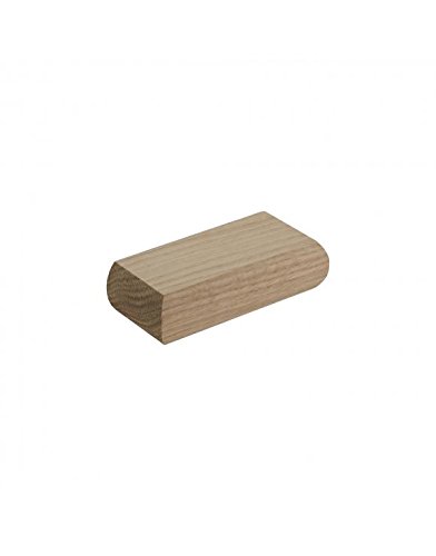 Blueprint Joinery Oak Flat Newel Post Cap For 90Mm Newel Posts (Half, )