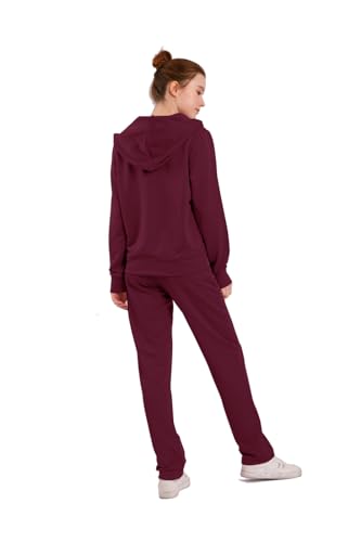 Image of LeeHanTon Womens Jogging Suits Sets Running Outfit Zipper Warm Up 2 Pieces Hoodie and Pant Tracksuit