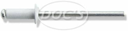 Doc's Industries 1/8″ Aluminum Acoustical Pop Rivets White – 500 Pack