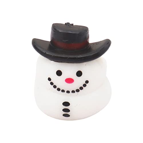 Christmas Glowing Ring Snowman Santa Cartoon Finger Light for Xmas Party Led Flashing Rings Children Toy Festival Gifts