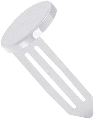 BankSupplies Keyhole Signals | White – Box Available for Rent | Vault Signal | Box of 25 | Non-Chip | Reusable & Long-Lasting | At-a-Glance Organization | Color Coded Plugs