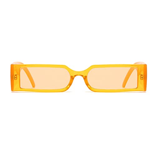 Image of 90s Retro Sunglasses Trendy Plastic Frame Small Rectangle Sunglasses Unisex Eyewear AZ9548
