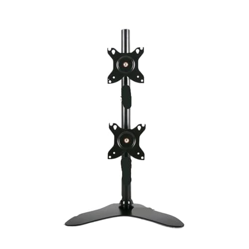 Support moniteur double écran de 17 à 32 pouces avec inclinaison et hauteur de 850mm