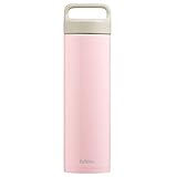 アイリスオーヤマ フルミー fulme 水筒 タンブラー マグボトル ステンレス 600ml グロッシーピンク 蓋付き ハンドル付き 持ち手 保温 保冷 真空断熱 ごくごく飲める飲み口 アウトドア スポーツボトル オフィス シンプル なめらかハンドル FM-SR600