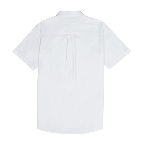 Mens Casual Linen Cotton Button Down Short Sleeve Shirts Cuban Camp Guayabera Beach Tops3