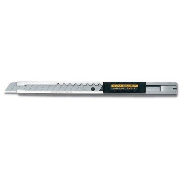 Olfa SVR-2 - Cuchillas de acero inoxidable con clip de bolsillo, 6 unidades