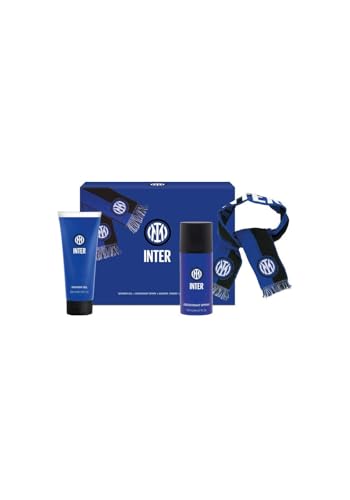 Inter Set de regalo (bufanda + deo 150 ml + shower 200 ml)