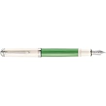Pelikan 818131 Fountain Pen Souveran M605 Green-White, Nib EF Extra Fine