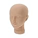 Tete mannequin Outil de formation de massage de silicone doux professionnel Cils de maquillage de cils Maquillage de mannequin Maquillage Making Manikin poupée avec trou de montage