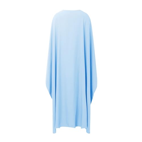 Robe abaya ample masquant les formes en satin fluide pour femmes - 4