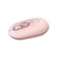 Logitech POP ICON Mouse, Compact and Portable Wireless Bluetooth Mouse with Programmable Buttons and Quiet Clicks, Easy-Switch Between up to 3 Devices, Laptop, Tablet, PC - Rose